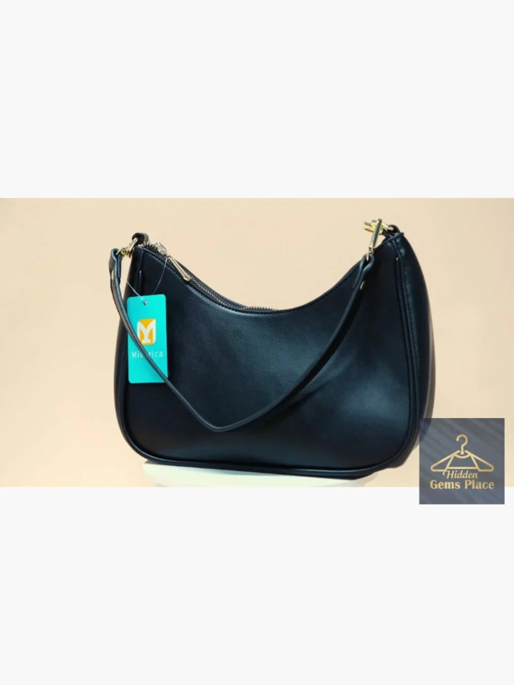 Mini Hobo Shoulder Bag Vegan Leather Crossbody Purse